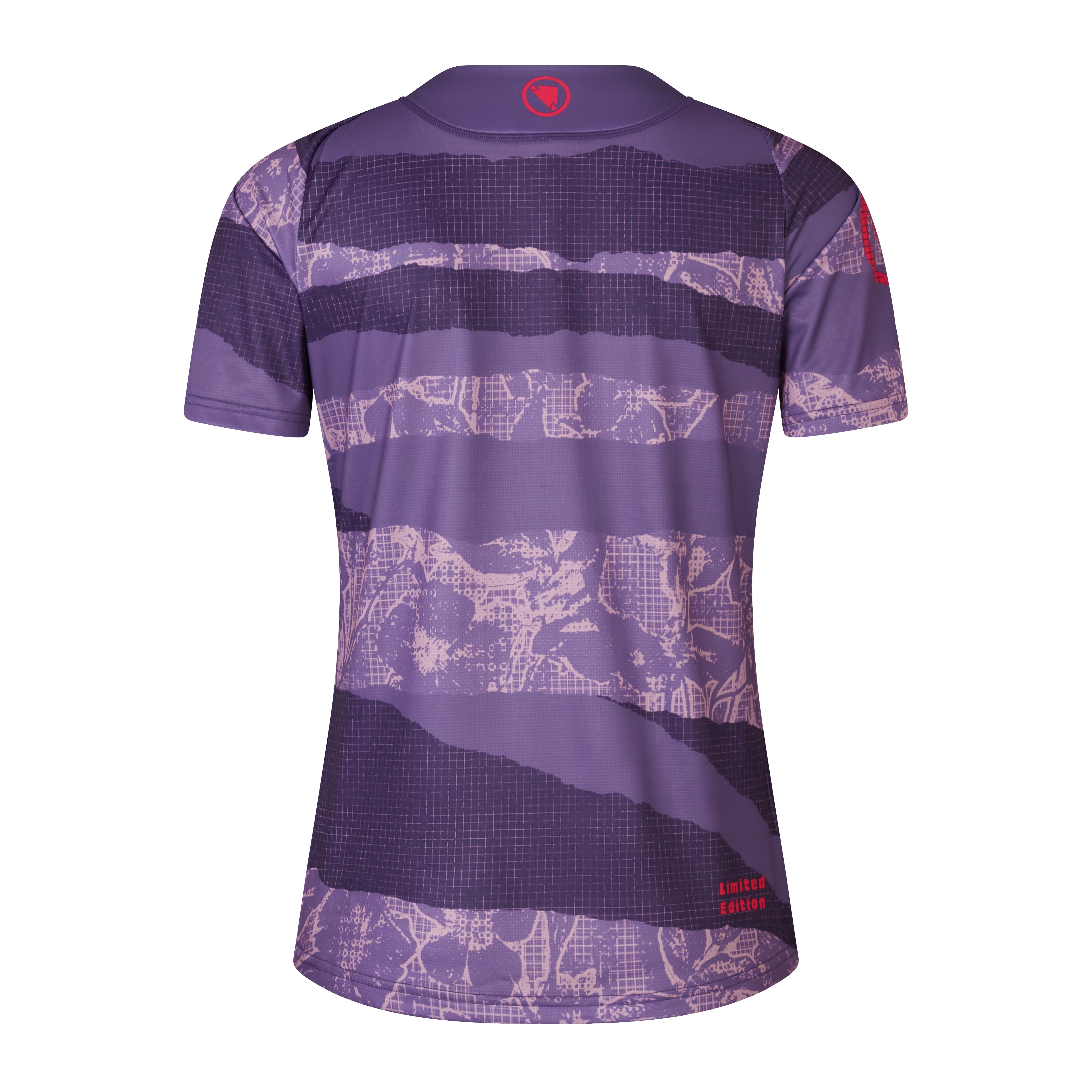 Endura Patchwork Women's Ltd Printed S/s Tee Bramble 2XL
