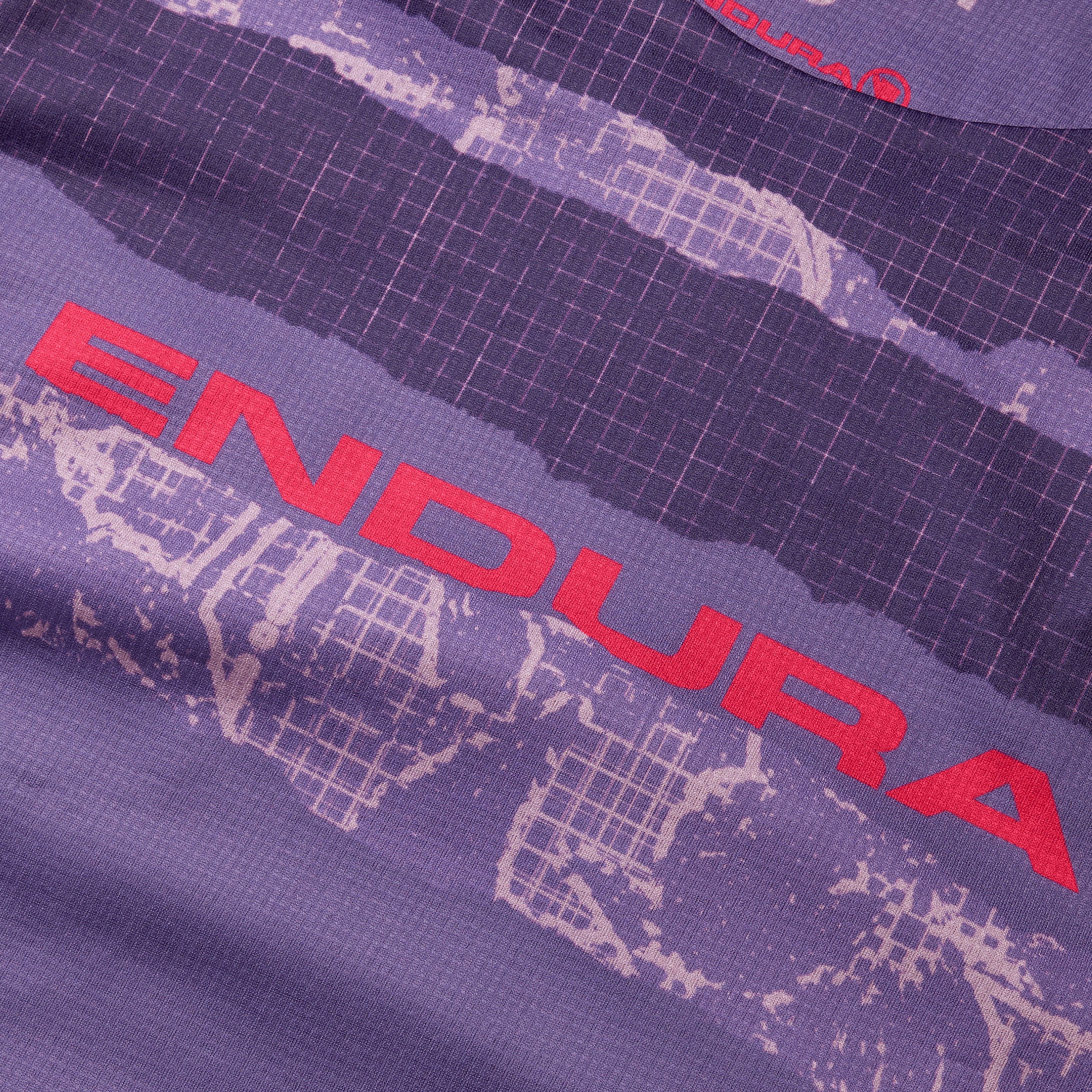 Endura Patchwork Women's Ltd Printed S/s Tee Bramble 2XL