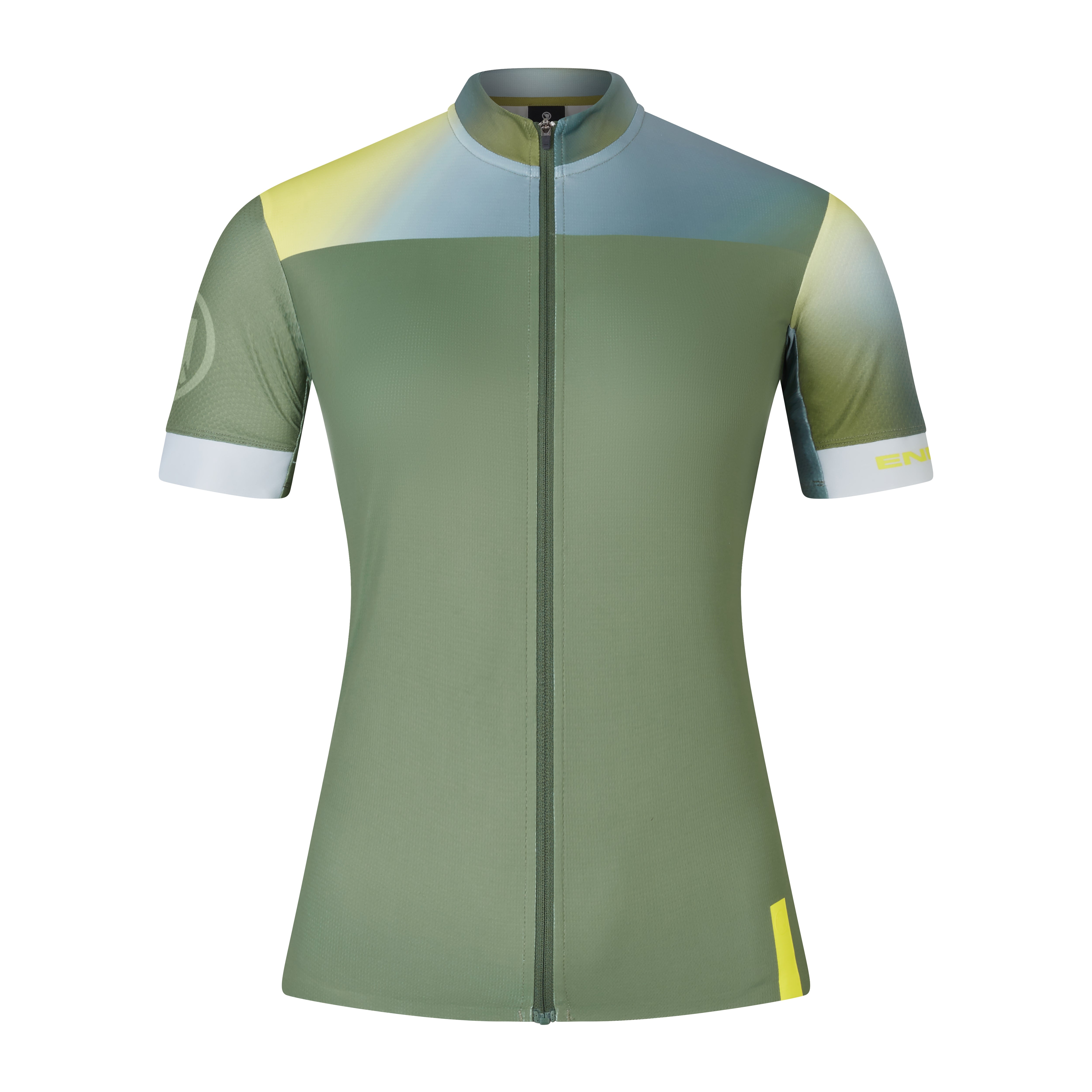 Endura Gradient Block Women's Fs260 Print S/s Jersey Machair Green