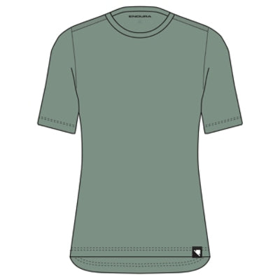 Endura Women's Loop S/s Tech Tee GREEN