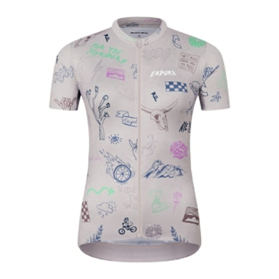 Endura Women's Pro Sl S/s Print Jersey GREY