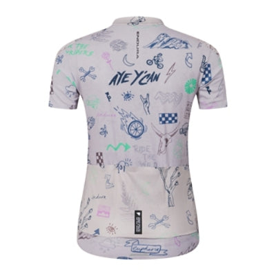 Endura Women's Pro Sl S/s Print Jersey GREY