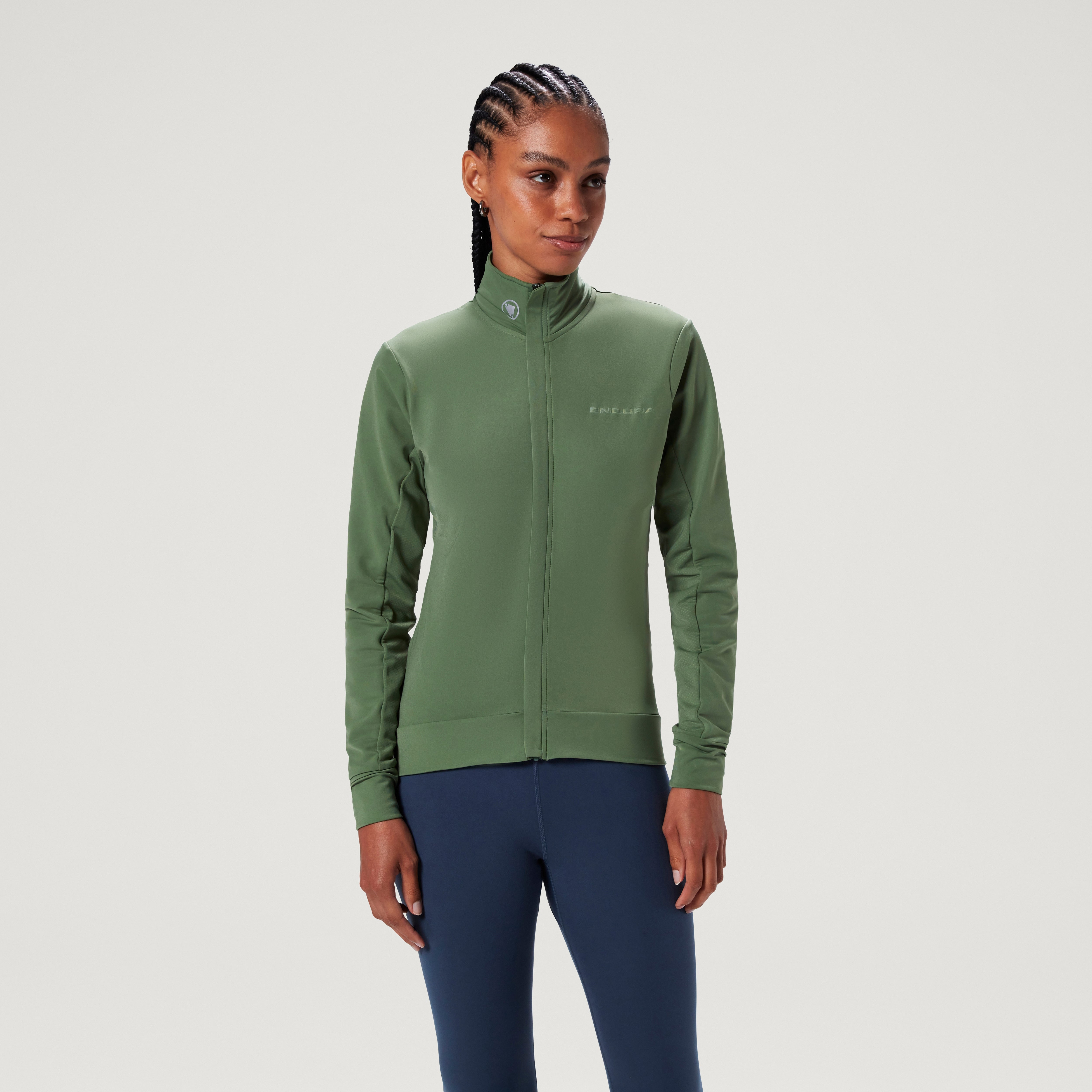 Endura Women's Xtract Roubaix L/s Jersey Mag Machair Green