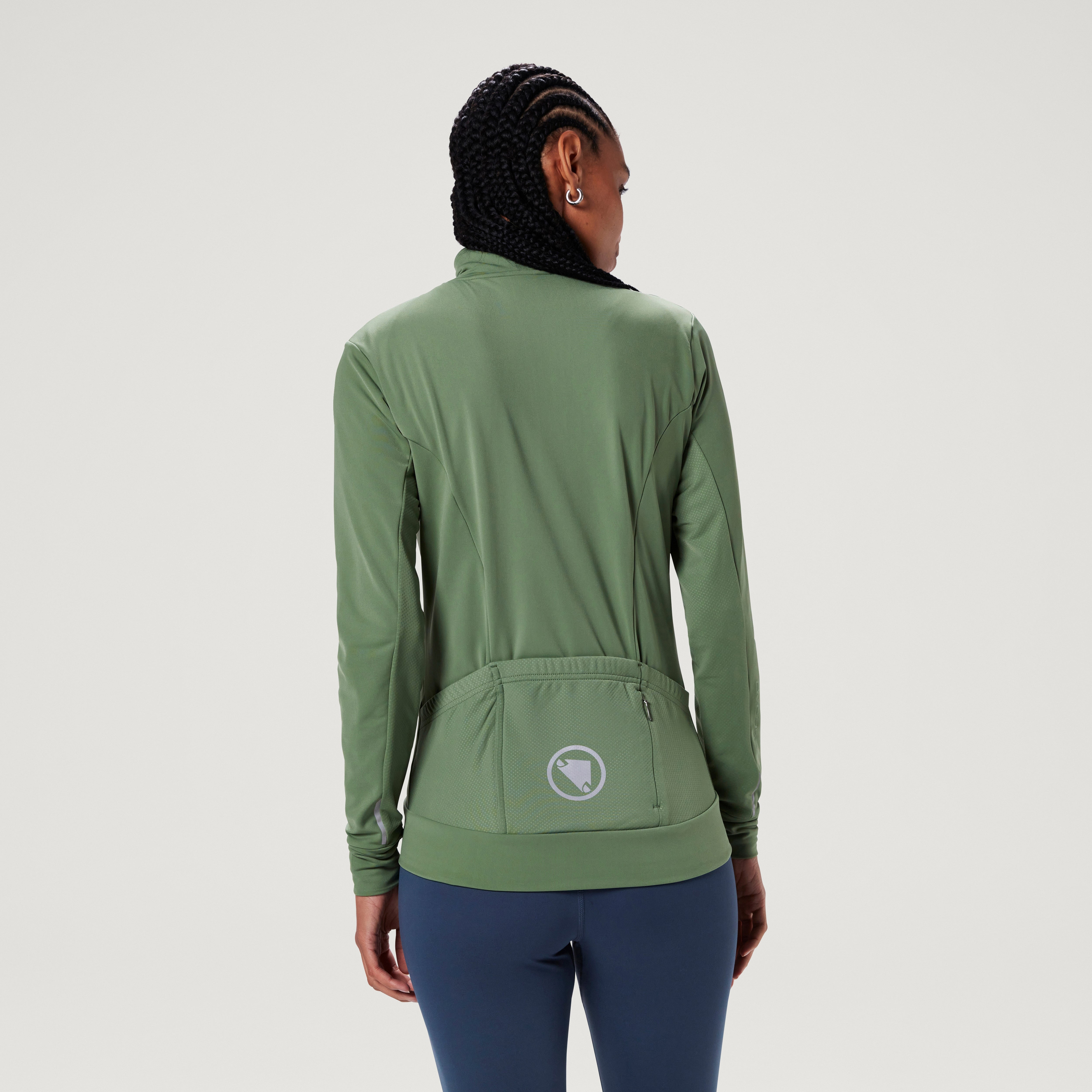 Endura Women's Xtract Roubaix L/s Jersey Mag Machair Green