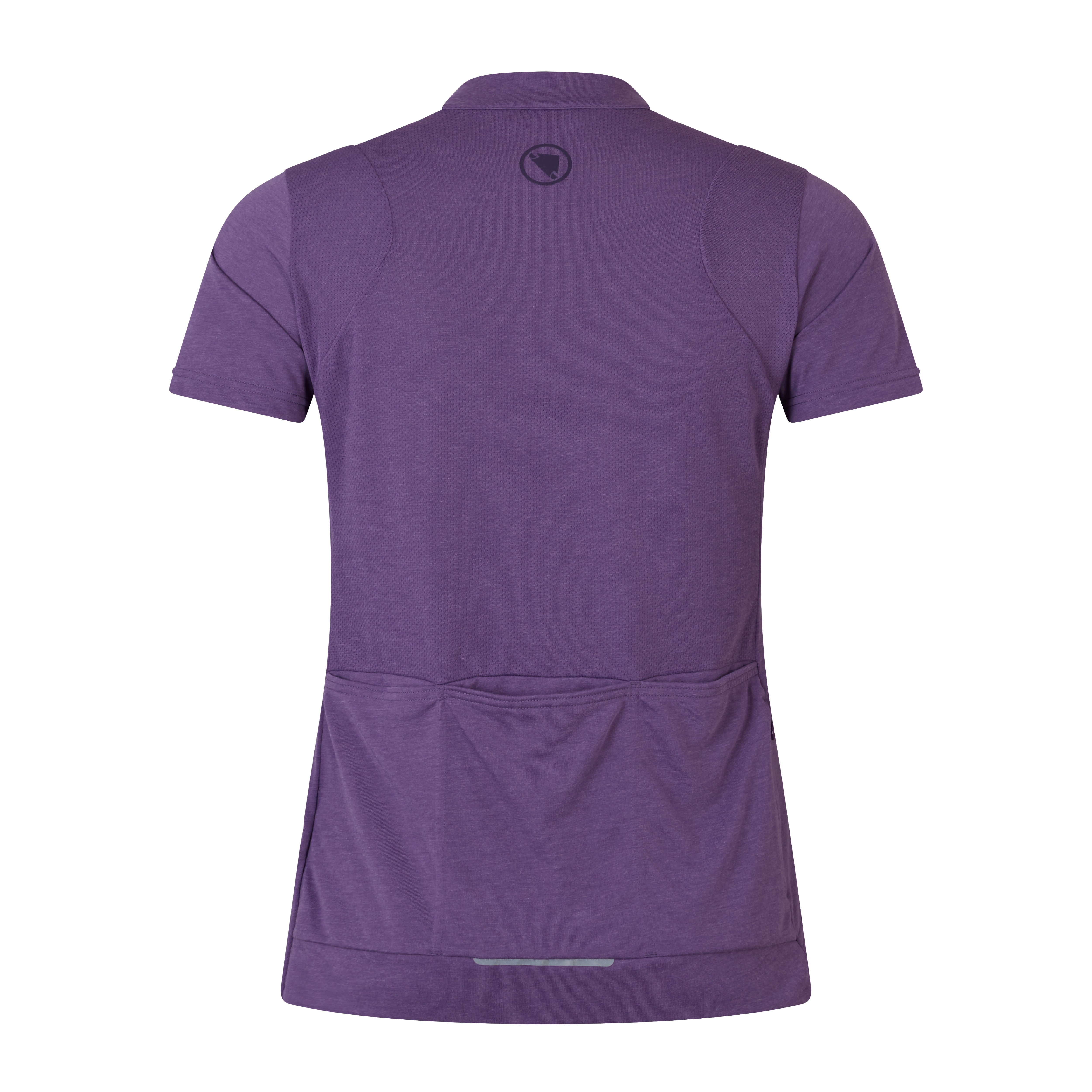 Endura Women's Loop S/s Zipped Jersey Heather