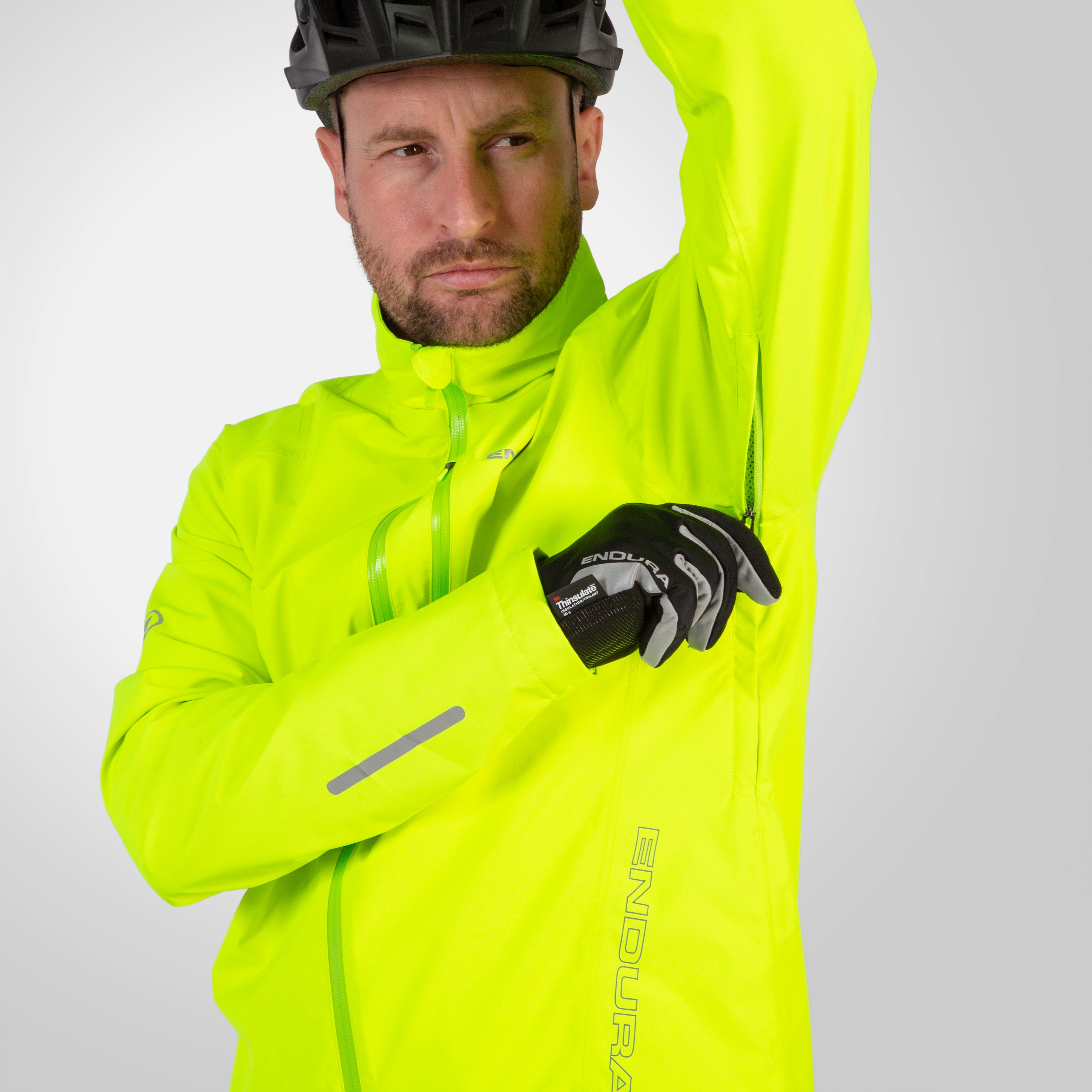Endura Hummvee Waterproof Jacket Bright Yellow