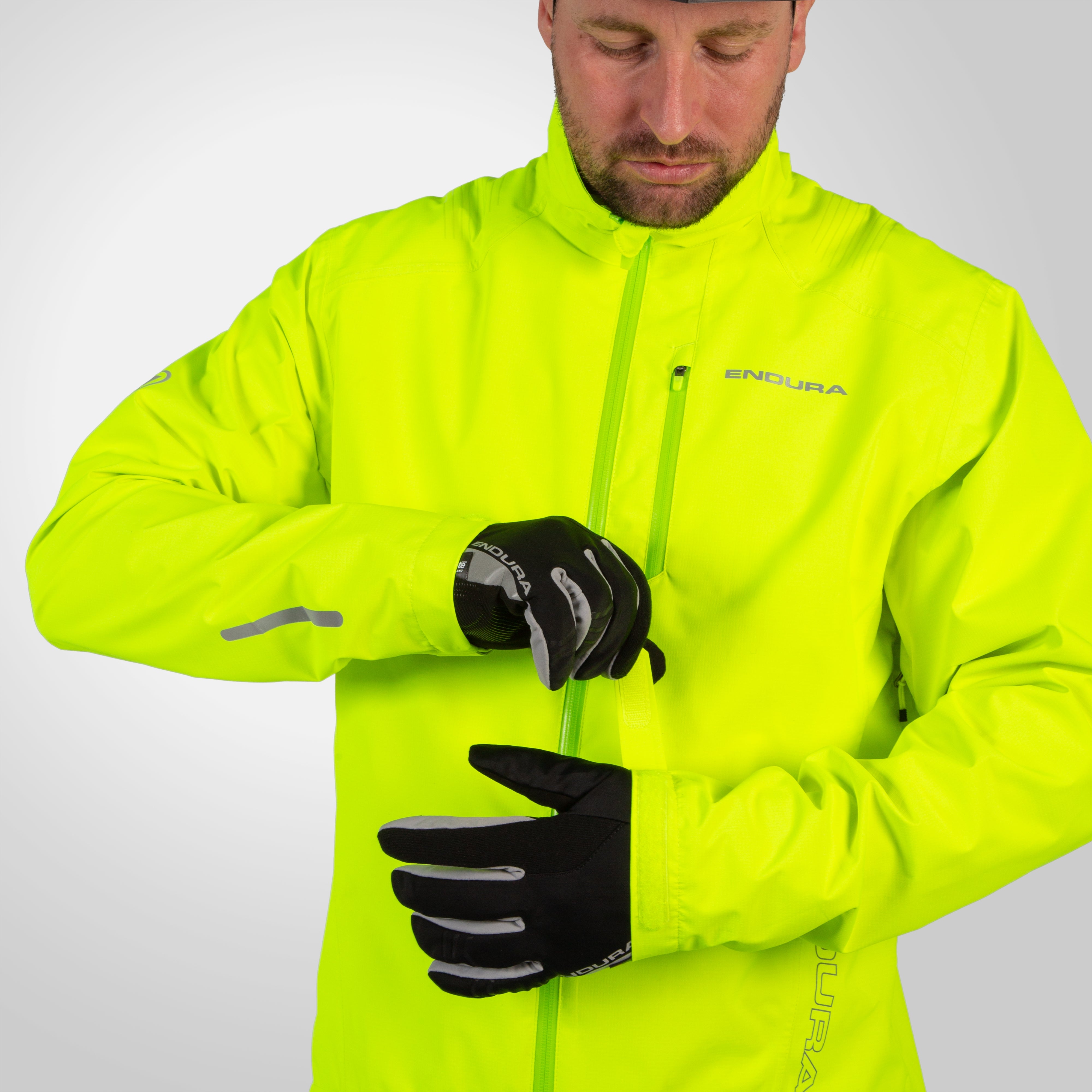 Endura Hummvee Waterproof Jacket Bright Yellow