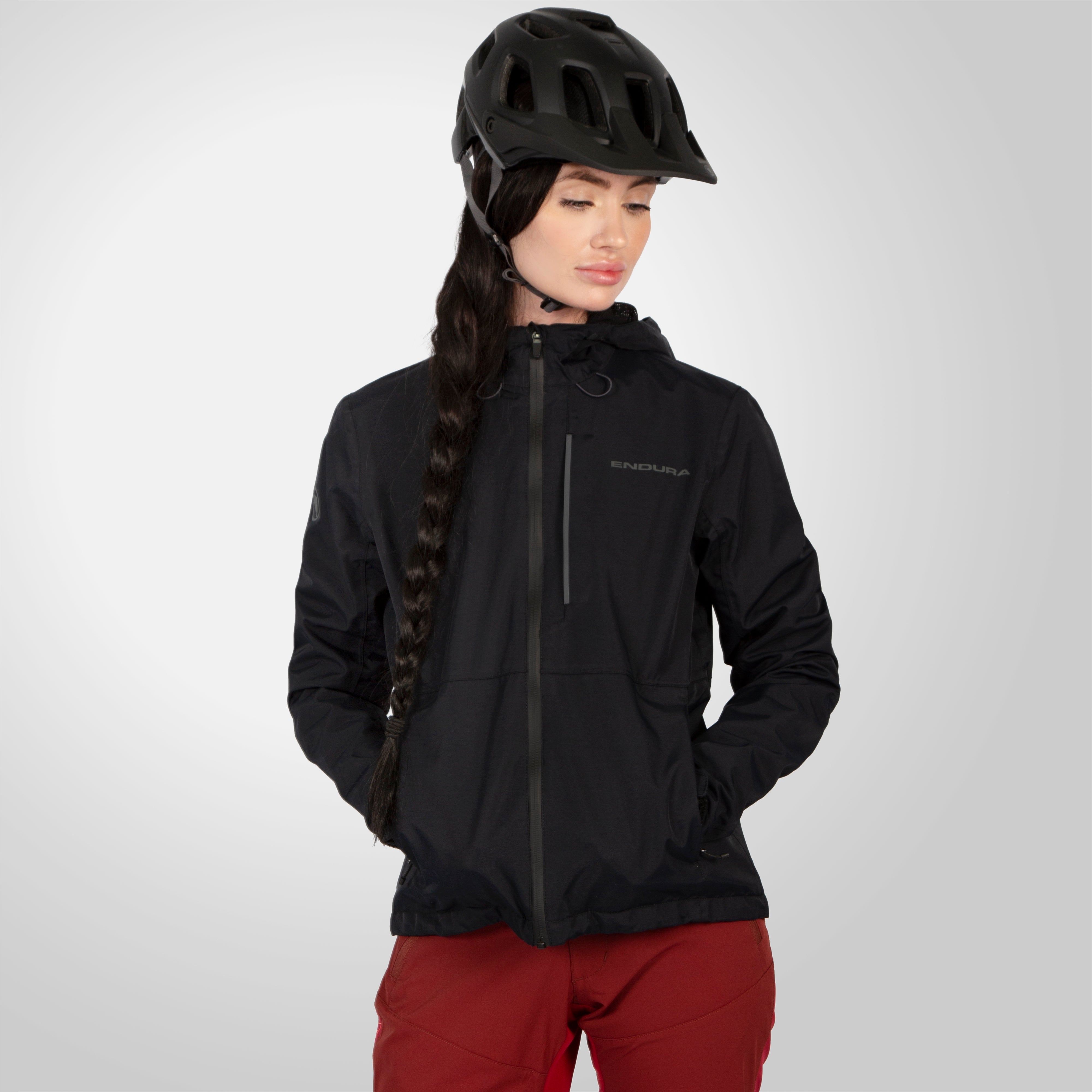 Endura Women's Hummvee Waterproof Hooded Jacket Black