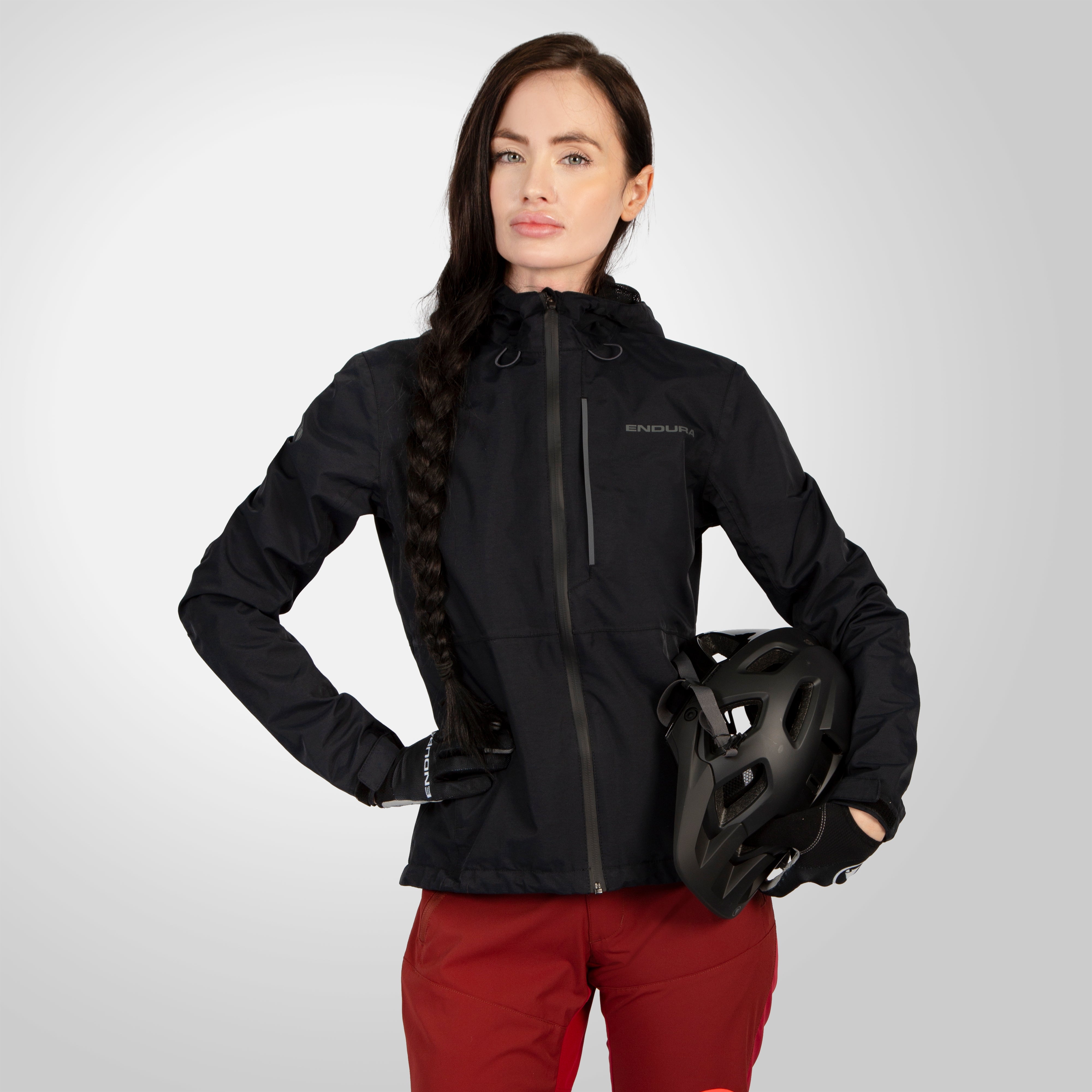 Endura Women's Hummvee Waterproof Hooded Jacket Black