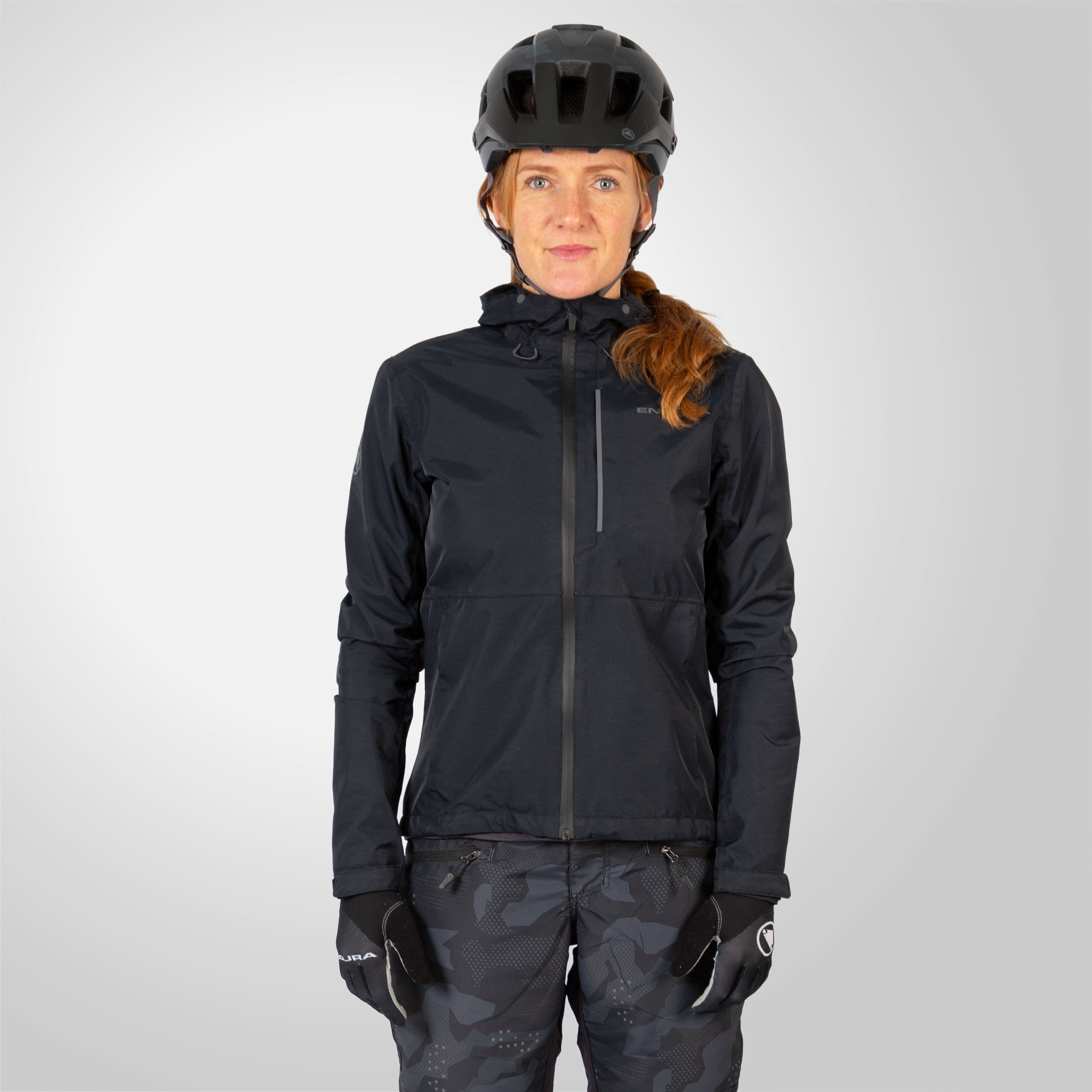 Endura Women's Hummvee Waterproof Hooded Jacket Black