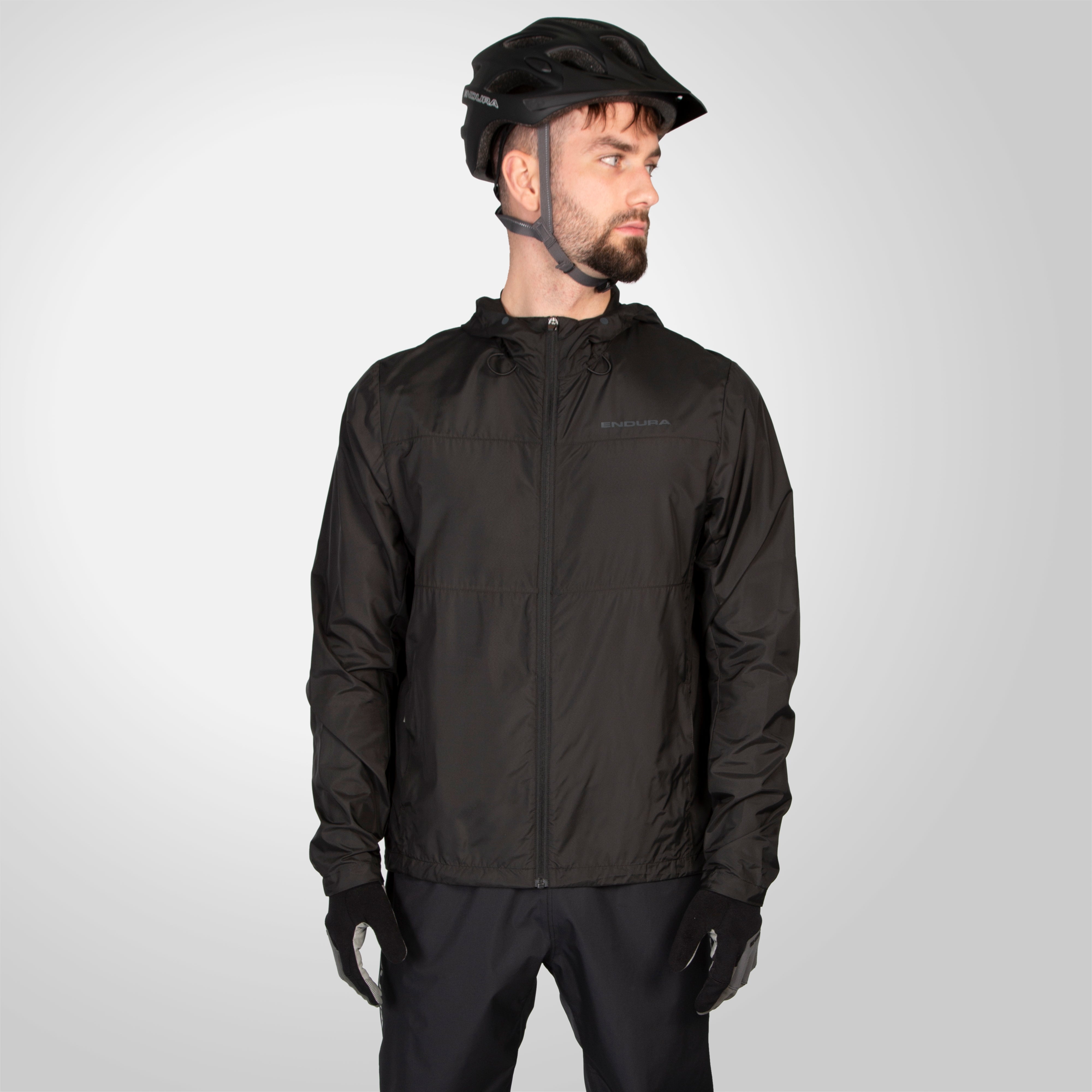 Endura Hummvee Windproof Shell Jacket Black