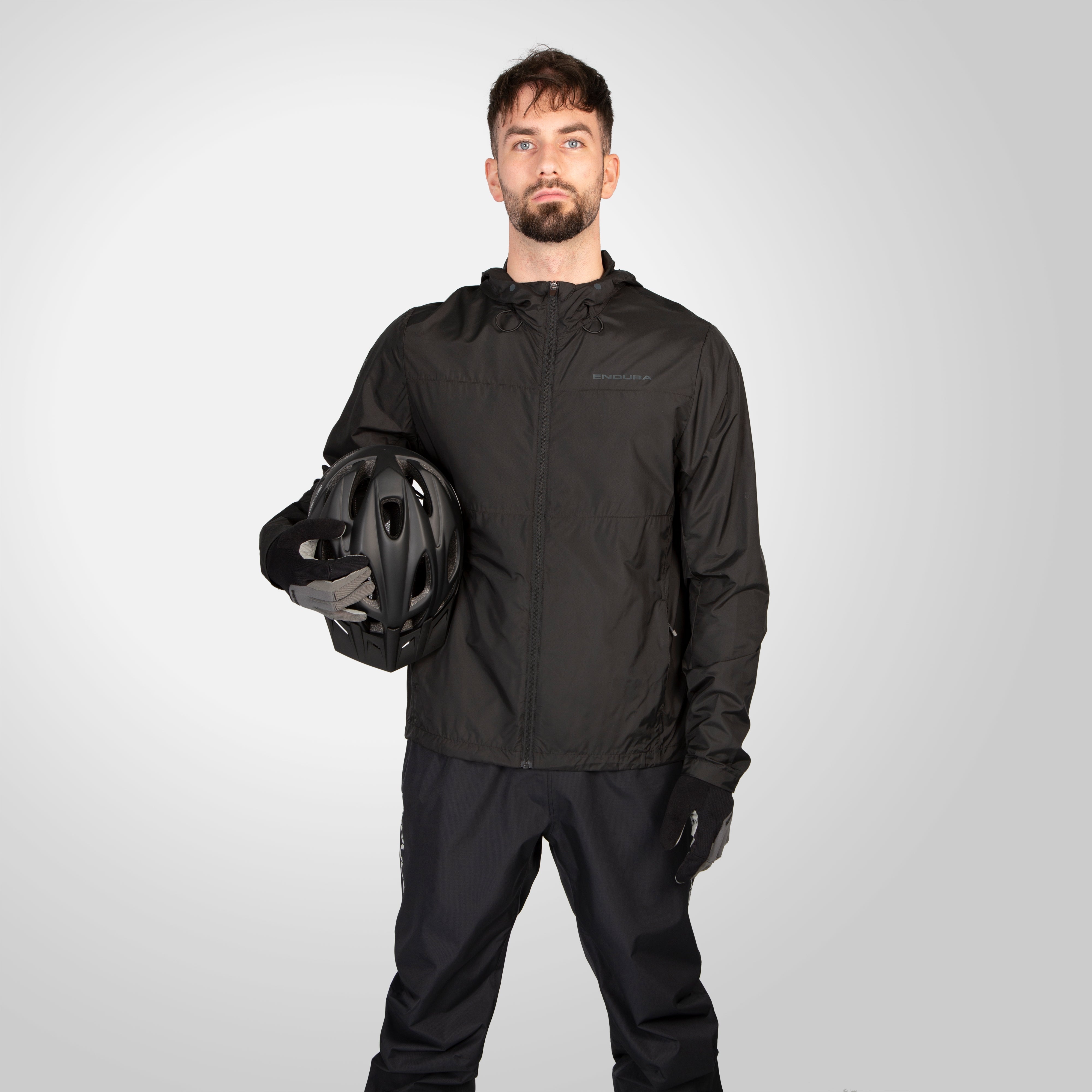 Endura Hummvee Windproof Shell Jacket Black