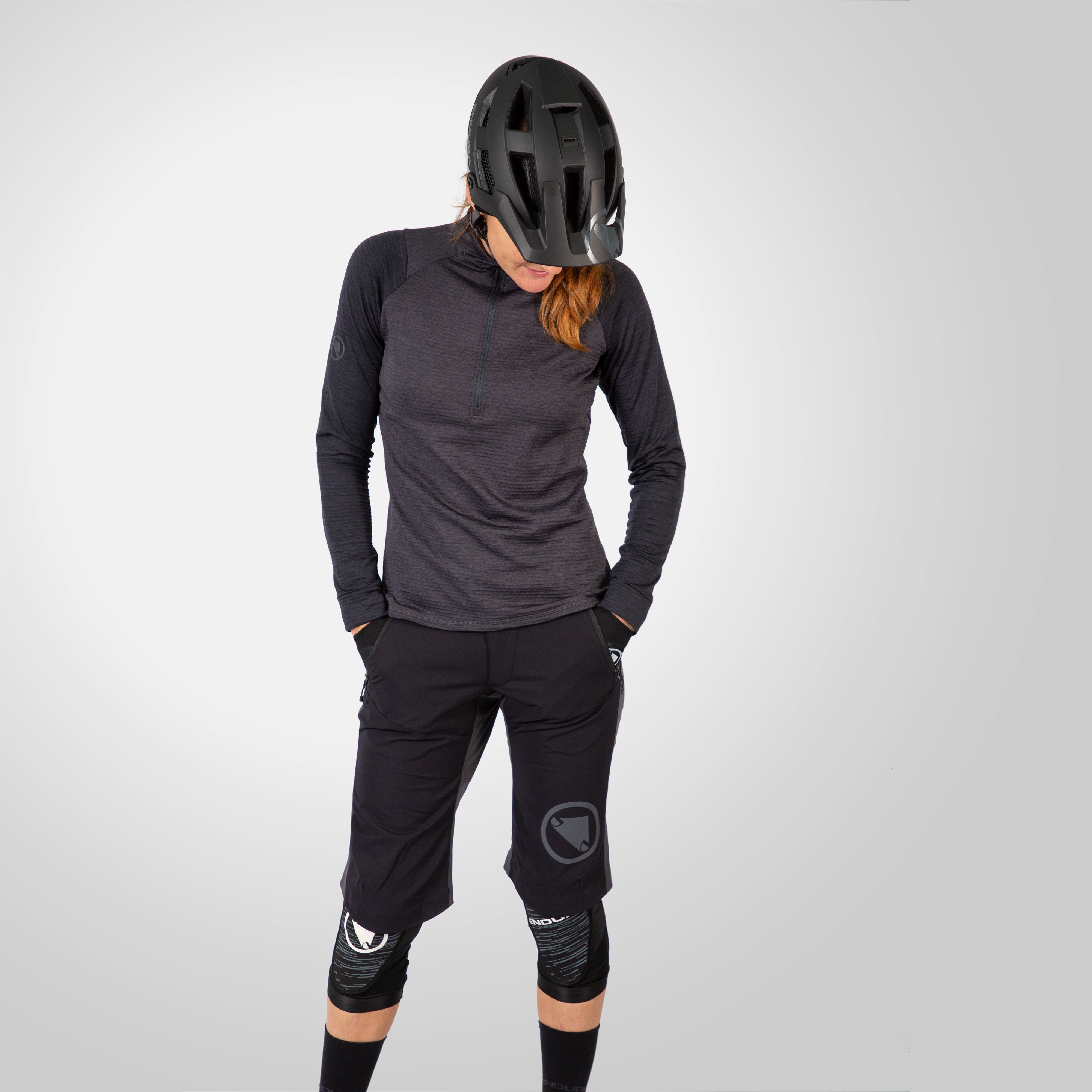 Endura Wms Singletrack Fleece Bk Black