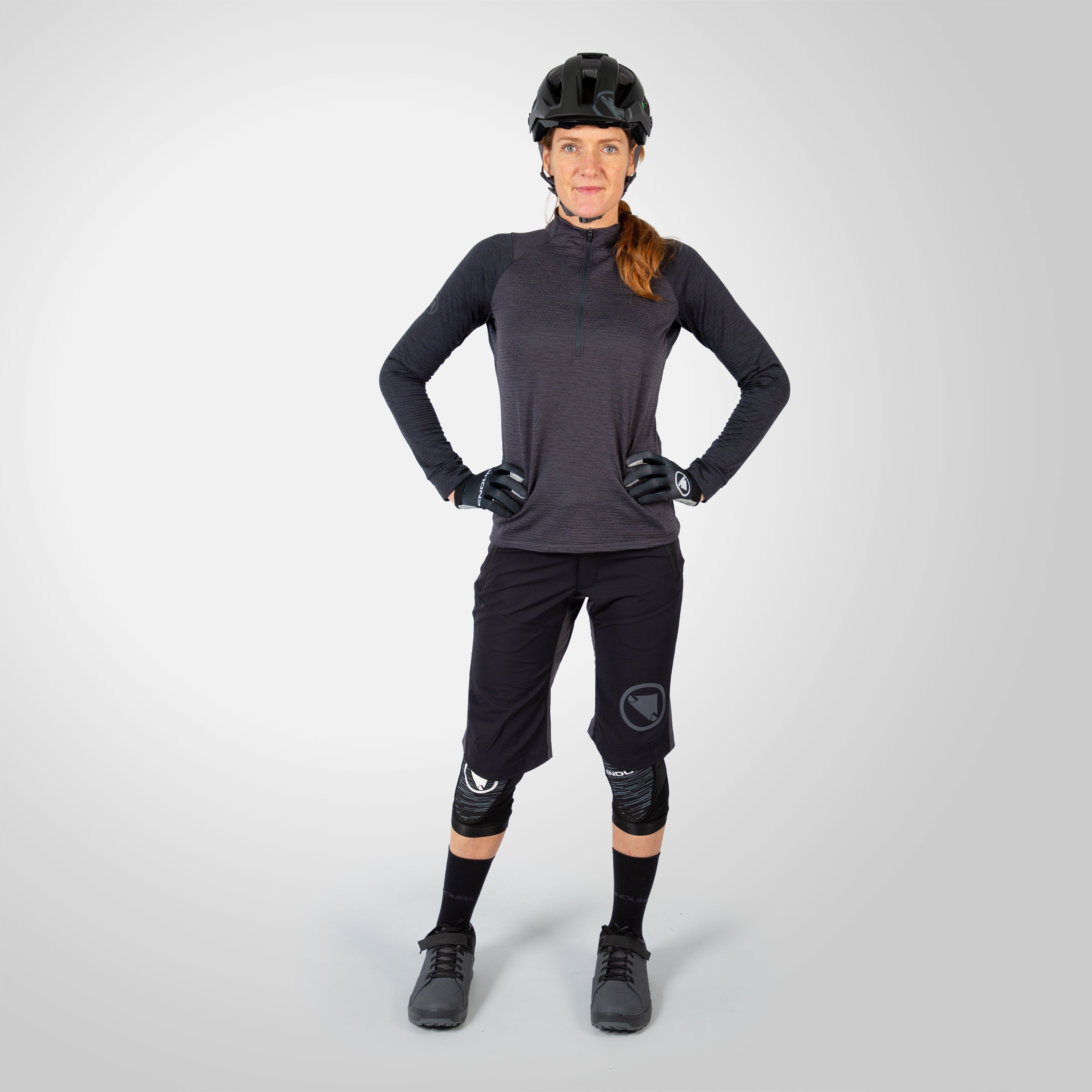 Endura Wms Singletrack Fleece Bk Black
