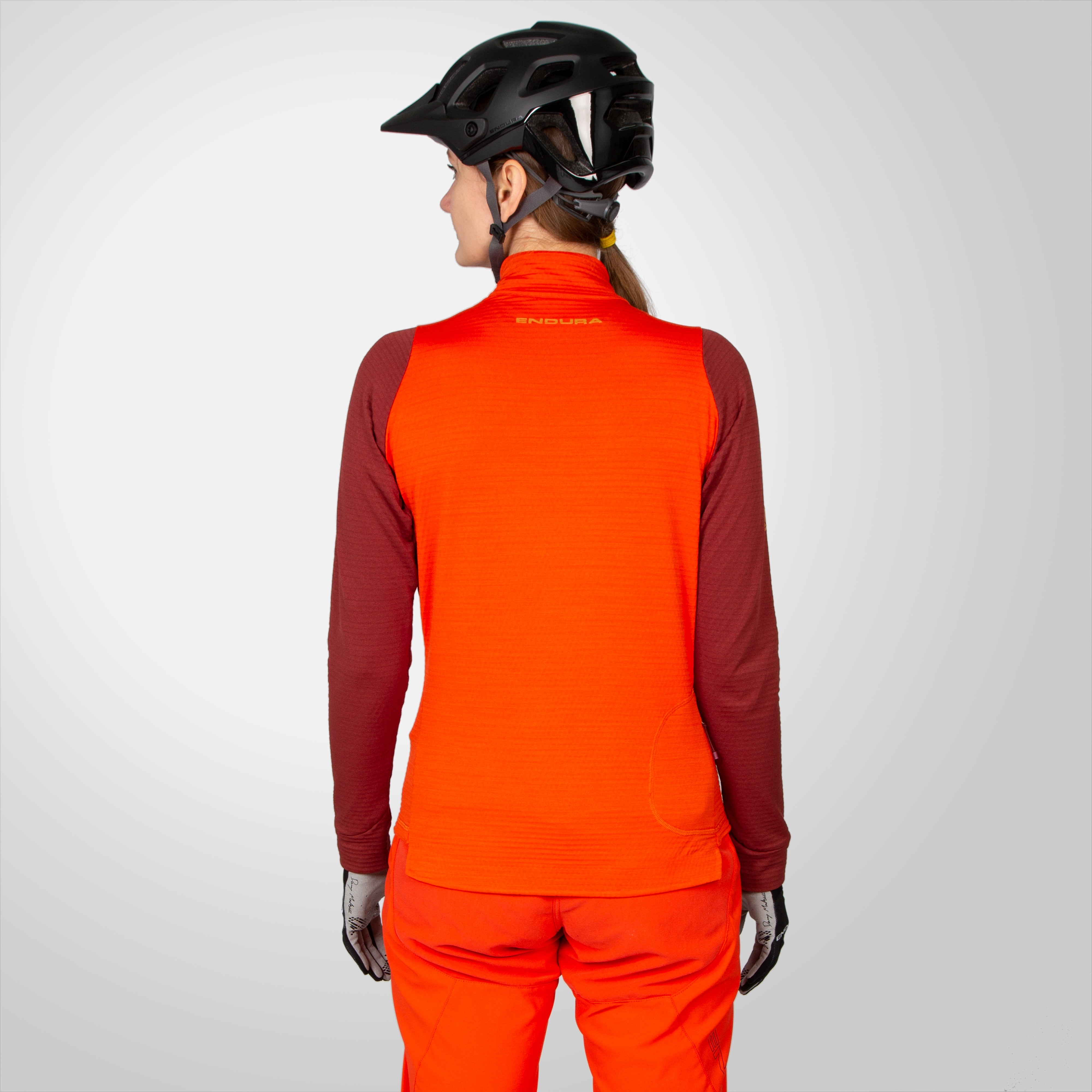 Endura Wms Singletrack Fleece Pa Paprika