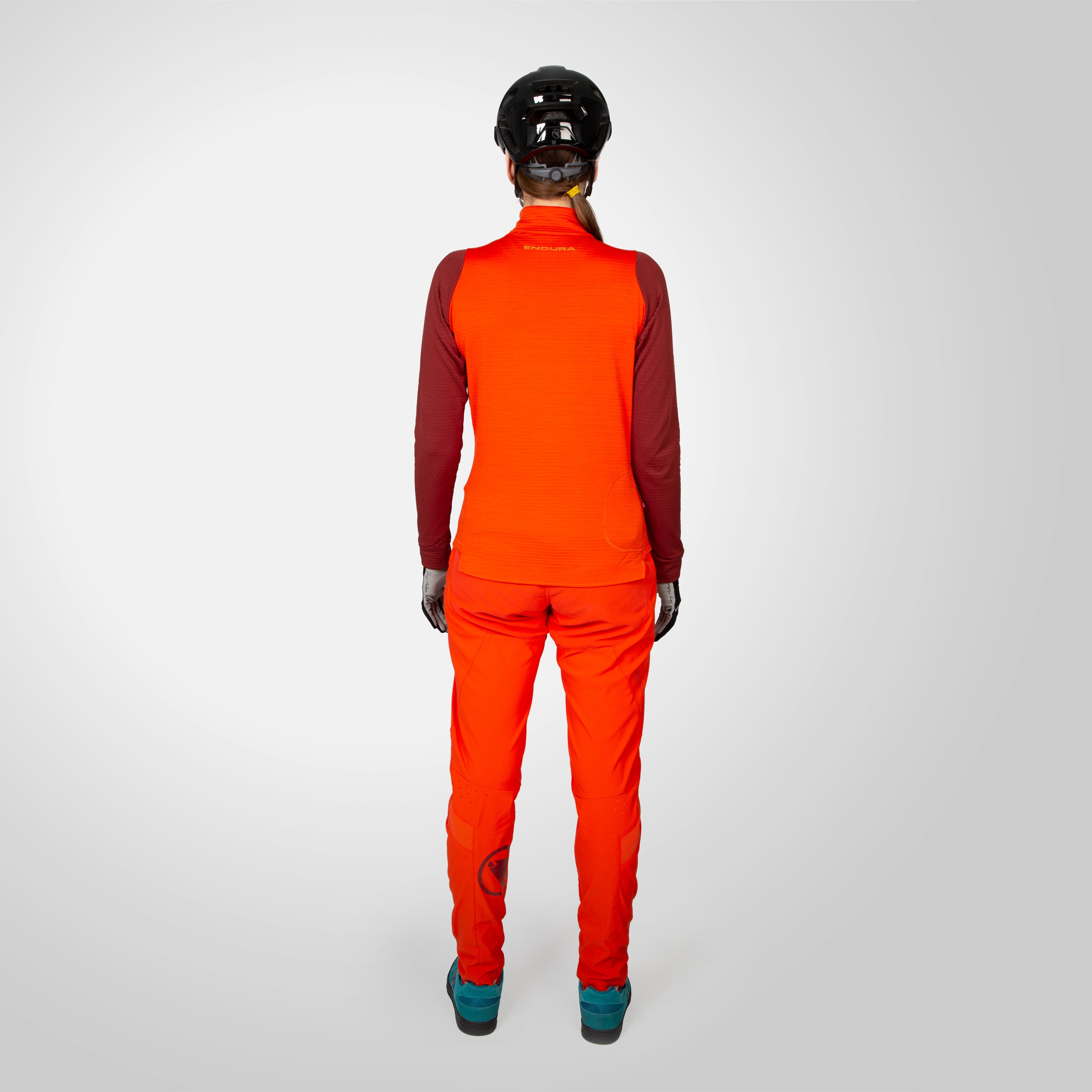 Endura Wms Singletrack Fleece Pa Paprika
