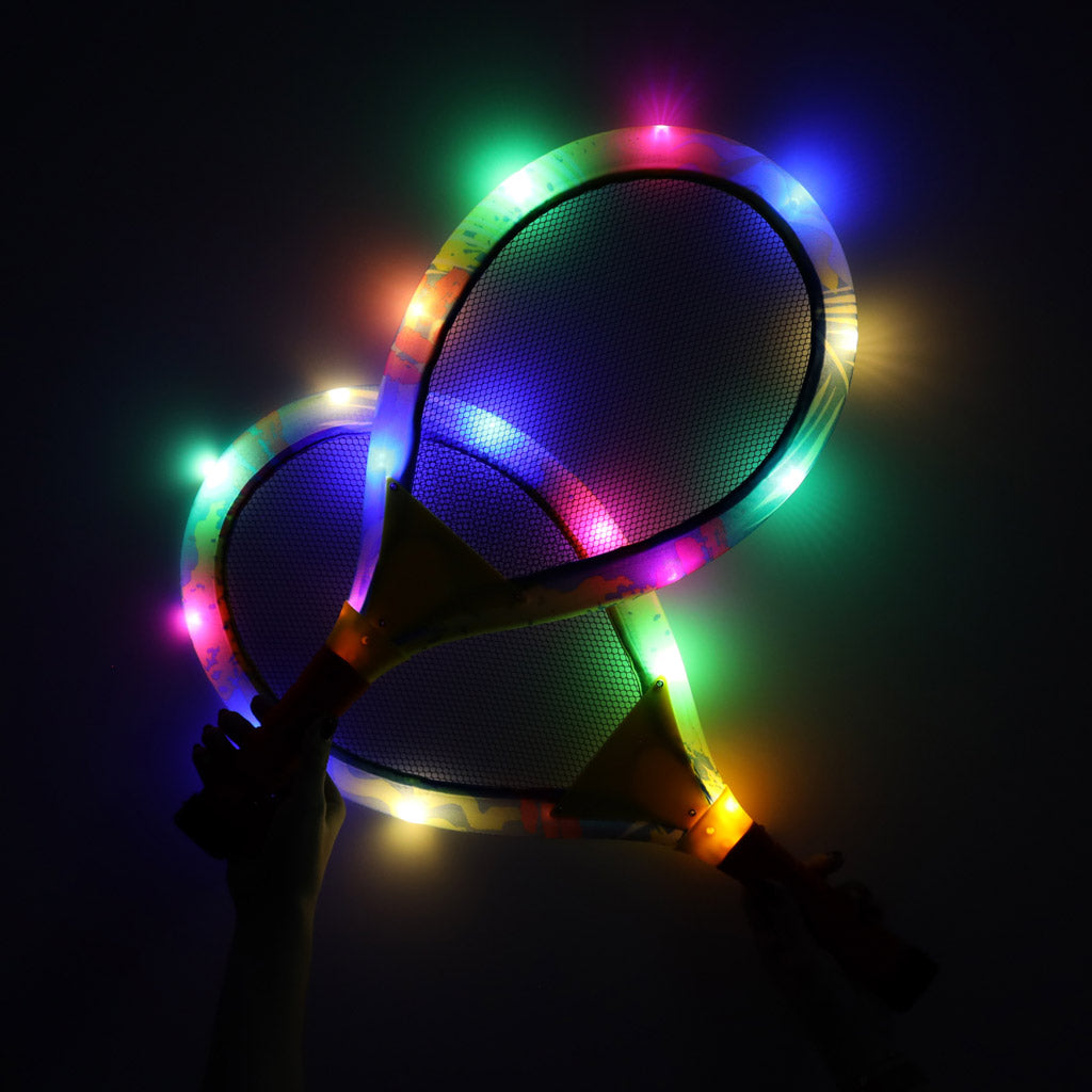 Led gloeiende tennisrackets + darts