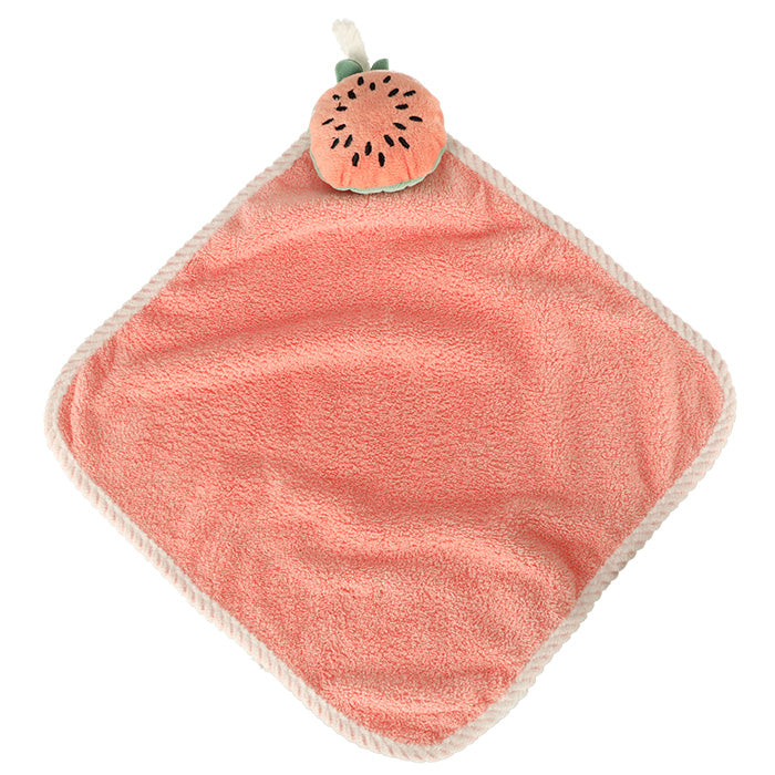 Children's Hand Towel For Kindergarten 30x30cm Pink Watermelon