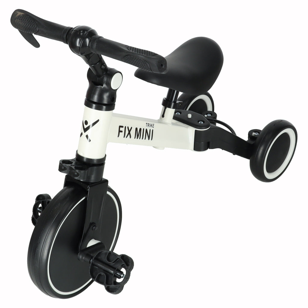 Trike Fix Mini Cross-country trehjulet cykel 3-i-1 med pedaler Hvid