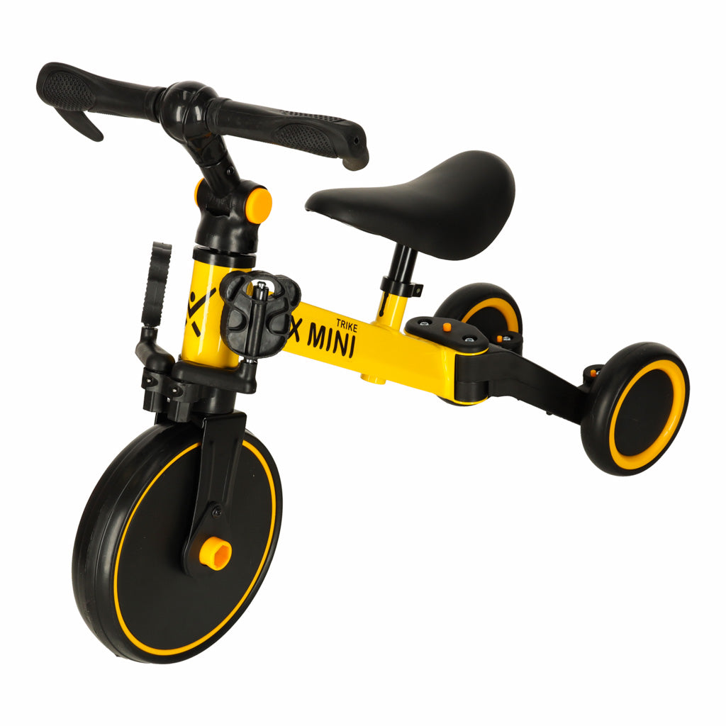 Trike Fix Mini Triciclo De Cross-country 3 En 1 Con Pedales Amarillo