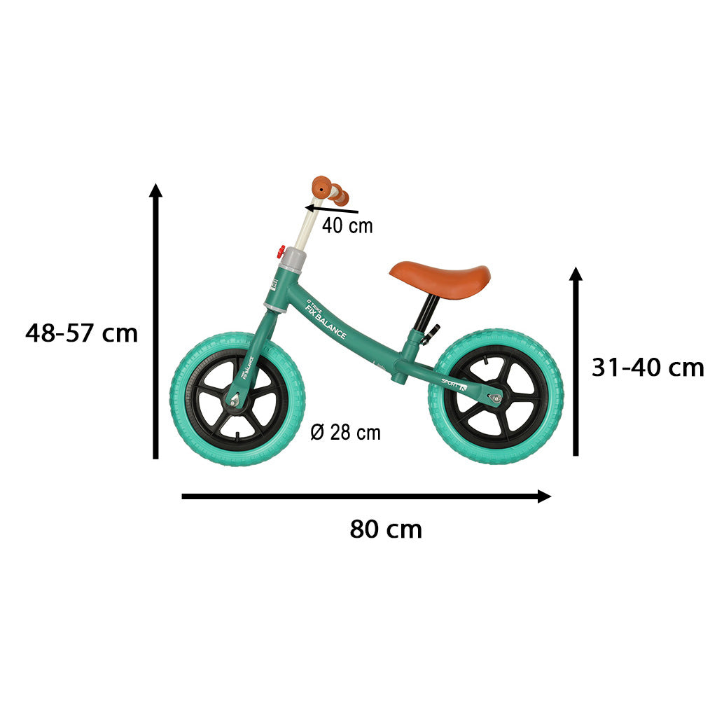 Trike Fix Balance Turquoise Cross-country bicykel