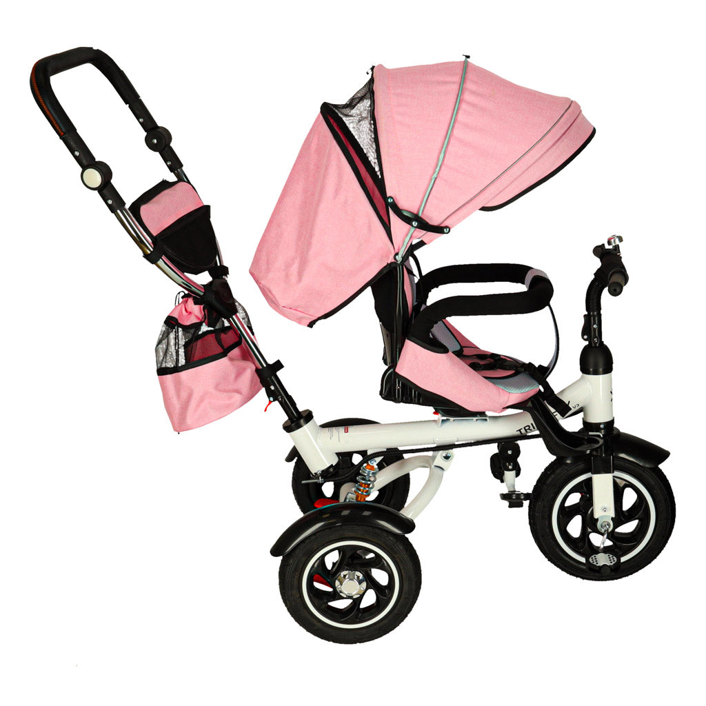 Trike Fix V3 Tricycle 3w1 Stroller Bike 360 Swivel Free Wheel Pink