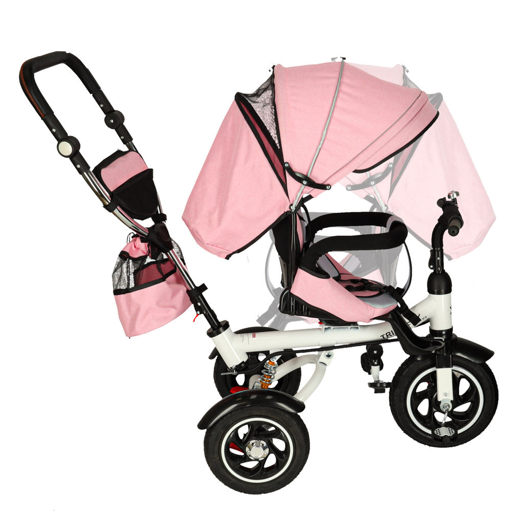 Trike Fix V3 Tricycle 3w1 Stroller Bike 360 Swivel Free Wheel Pink