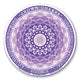 Window Sticker 7th Chakra (sahasrara) --set Of 4 Pcs - 10.5 Cm