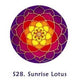Samolepka na okno Sunrise Lotus -- sada 4 ks - 10,5 cm