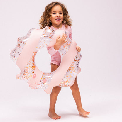 Swim Essentials Simring - Skal - Röd - Sally Shell - Ø 65 Cm