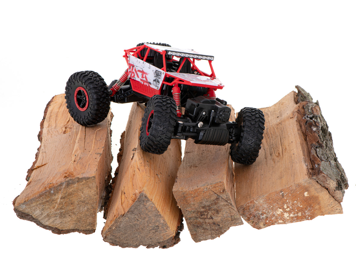 Rc Car Rock Crawler Hb 2.4ghz 1:18 Red