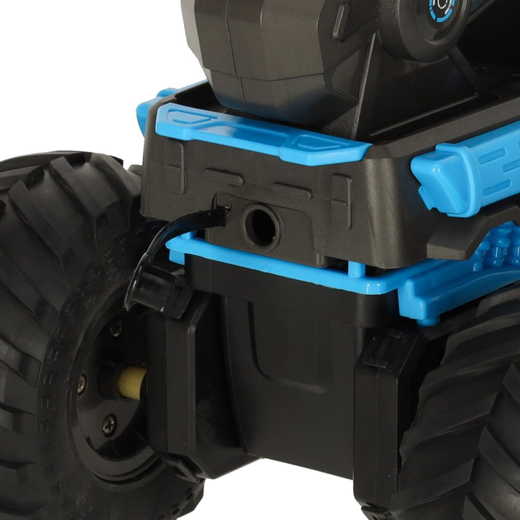 Rc Amphibious Waterproof Car Controlled By Hand Gestures + 2 Remote Controls Blue