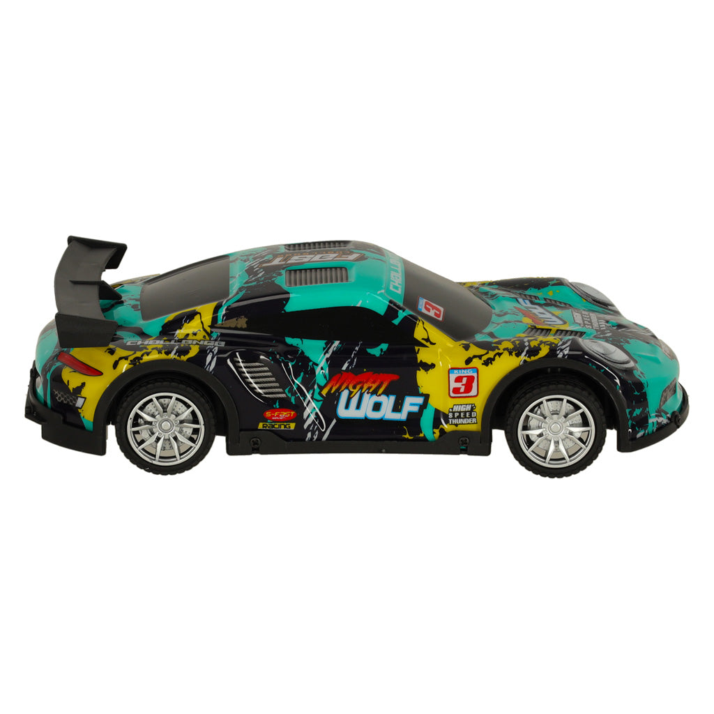 Rc Sports Car Blue And Green