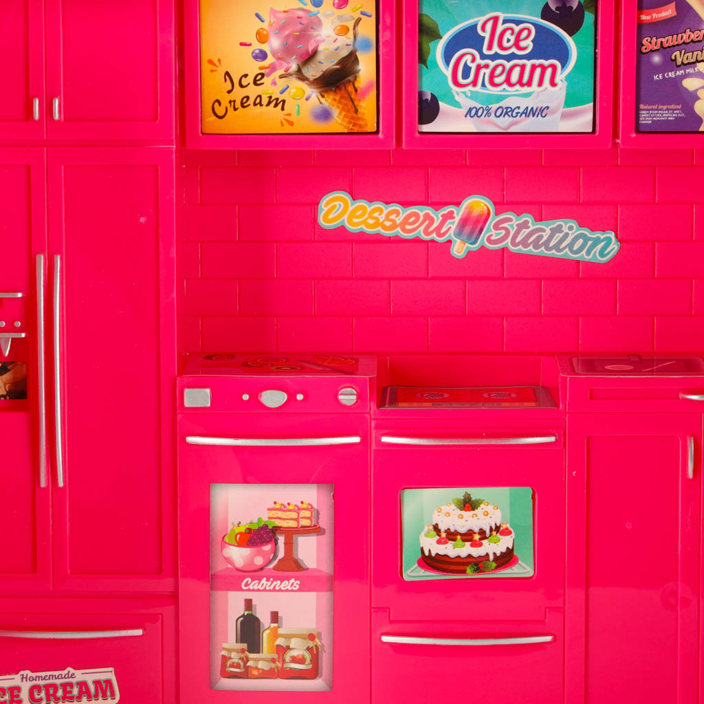 Doll Food Truck Set 21 El.