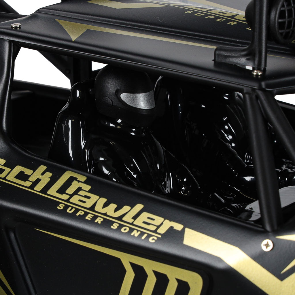 Rc Rock Crawler 2.4ghz 1:8 51cm Black Car