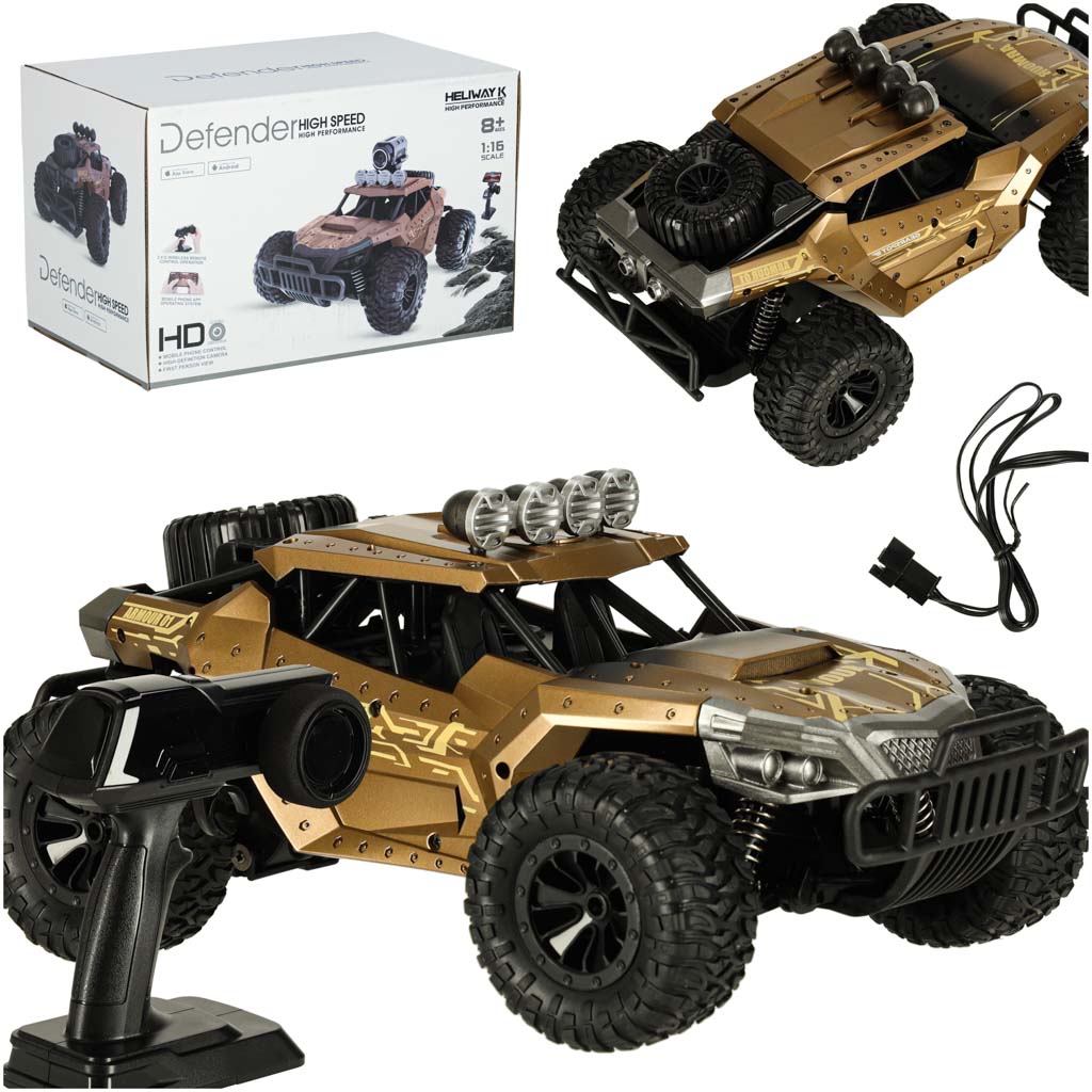 Coche Todoterreno Rc Drift 20 Km/h Marrón