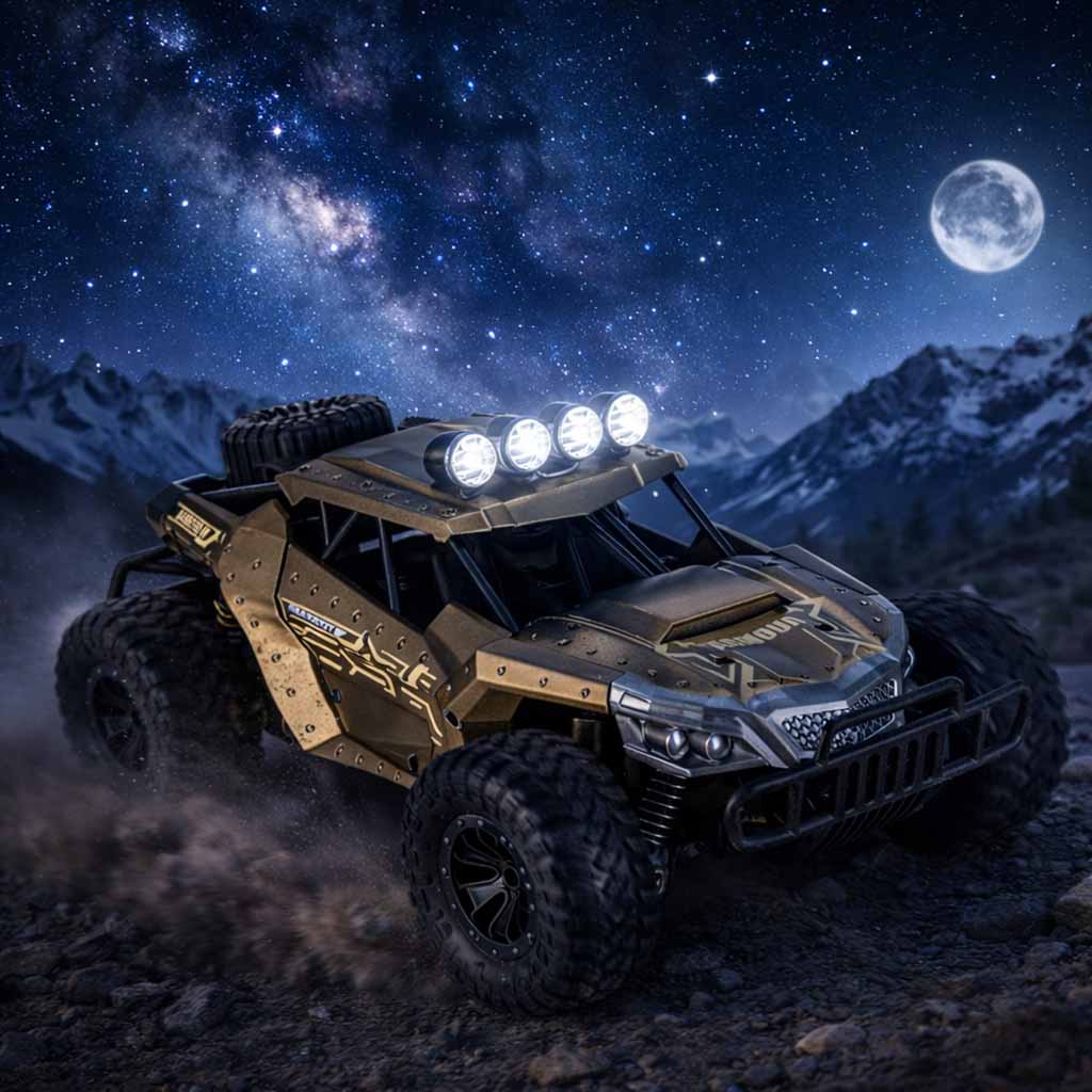 Carro Off-Road Rc Drift 20 Km/h Marrom