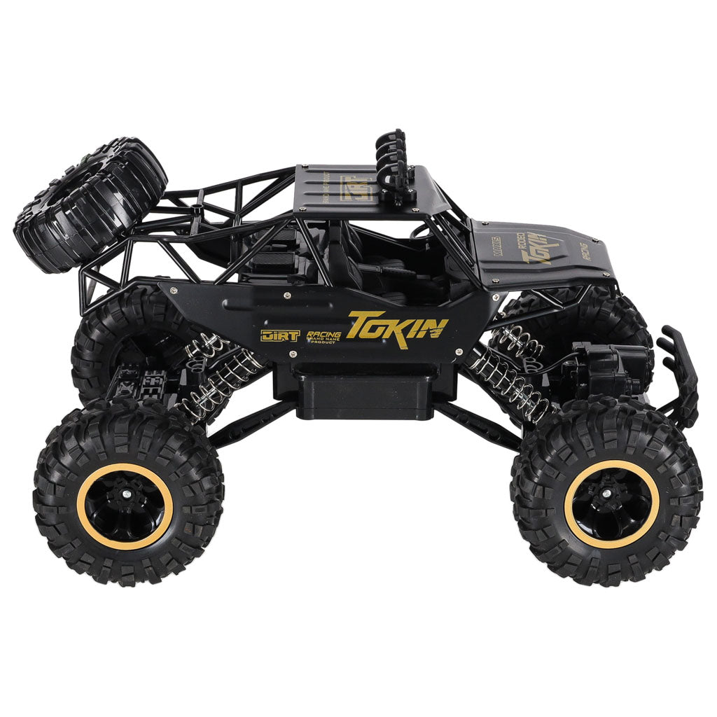 Rc Car Rock Crawler 1:12 4wd Metal Black