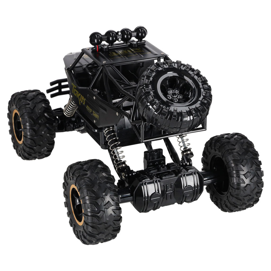 Rc Car Rock Crawler 1:12 4wd Metal Black