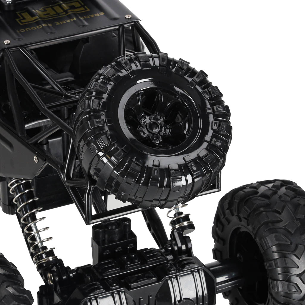 Rc Car Rock Crawler 1:12 4wd Metal Black