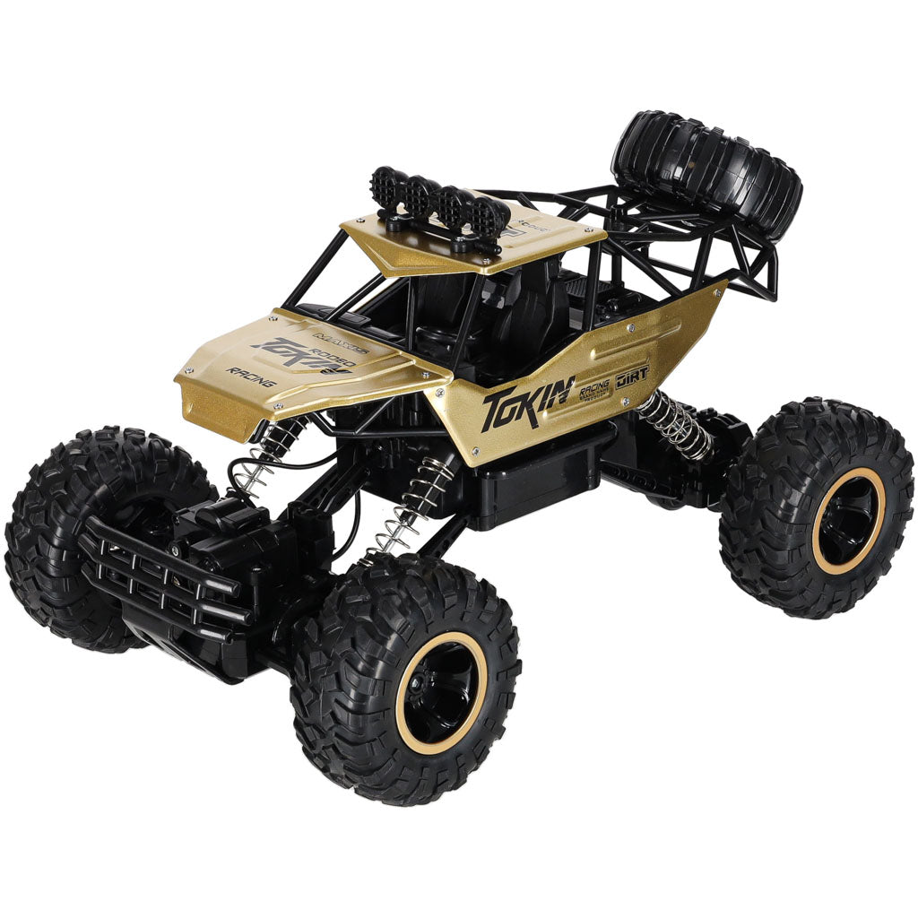 Rc Car Rock Crawler 1:12 4wd Metal Gold