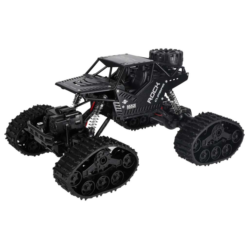 Rc Rock Crawler 4x4 Car Lhc012 Auto 2-in-1 Black