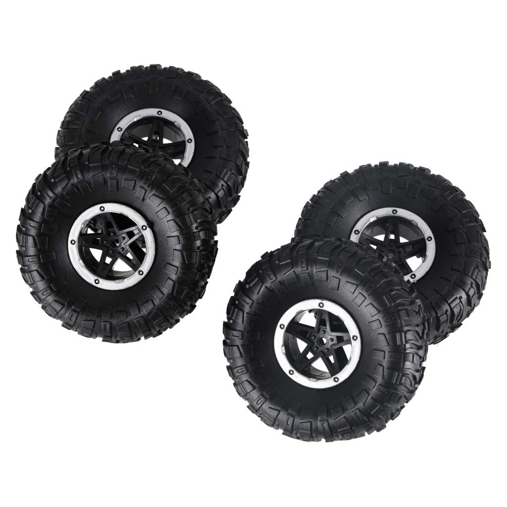 Coche Rc Rock Crawler 4x4 Lhc012 Auto 2 En 1 Negro
