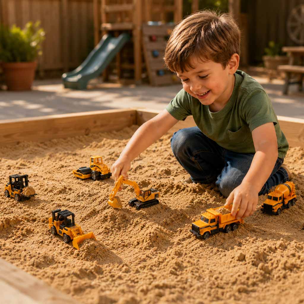 Construction Machinery Car Set Of 6 Pcs