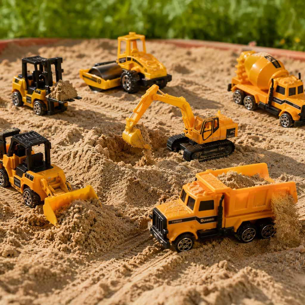 Construction Machinery Car Set Of 6 Pcs