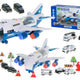 Transporter Plane + 6 Cars Police Side/front