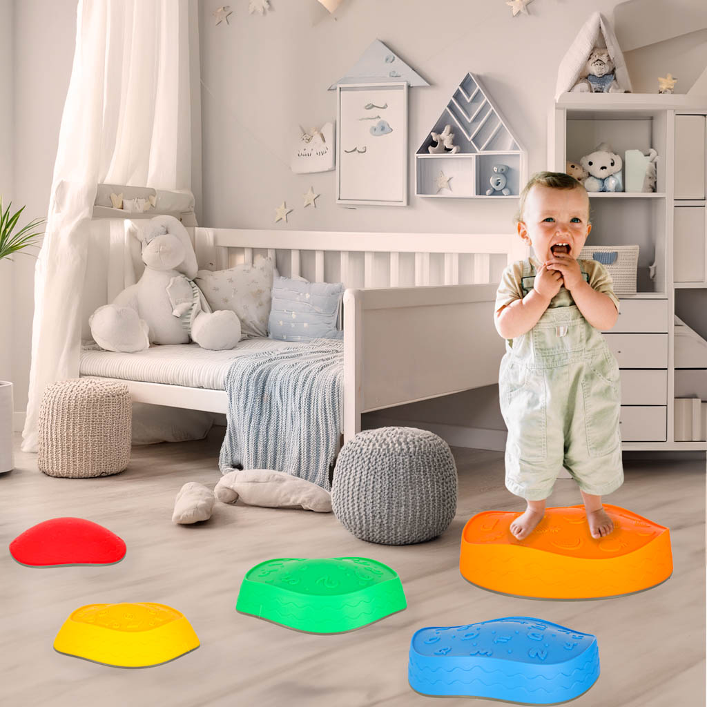 Sensory Path River Stones For Balance Training Floor Is Lava Play 5pcs