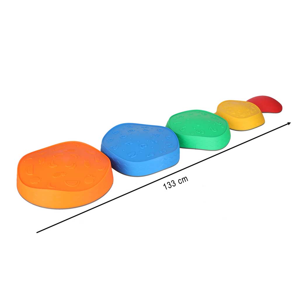 Sensory Path River Stones For Balance Training Floor Is Lava Play 5pcs