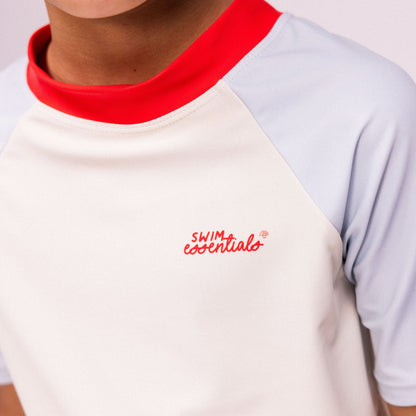 Swim Essentials T-shirt de natation manches courtes - Multicolore - Seas The Day