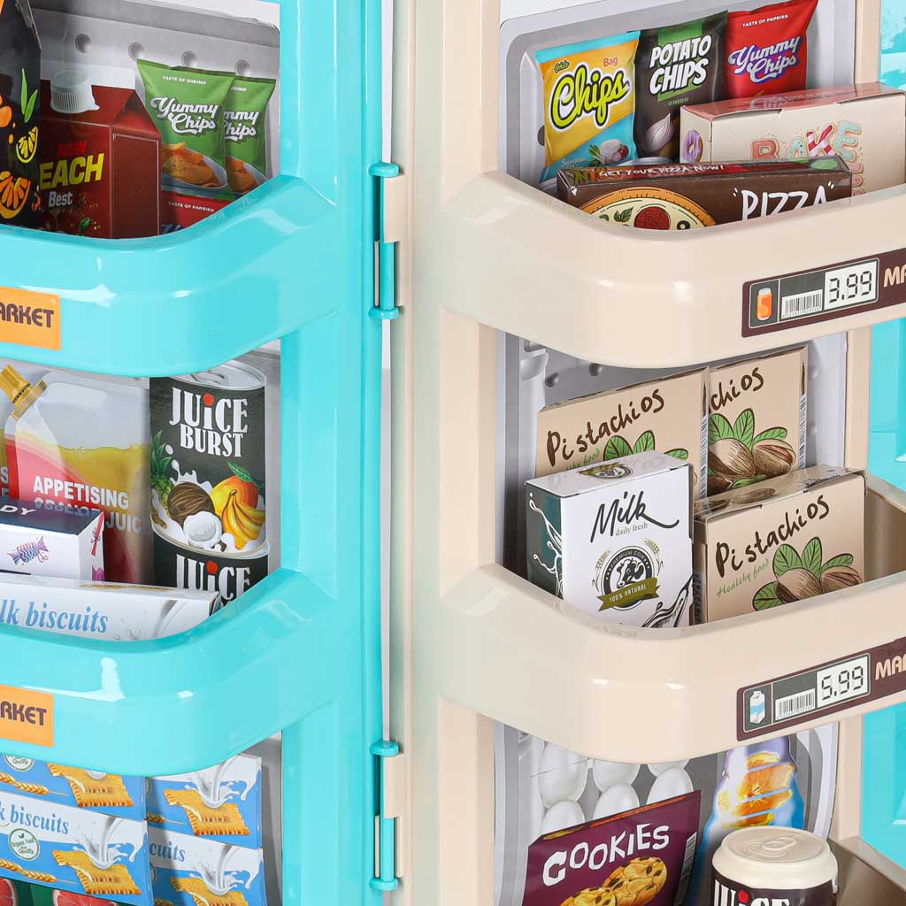 Supermarket Store Cash Register + Mint Cart